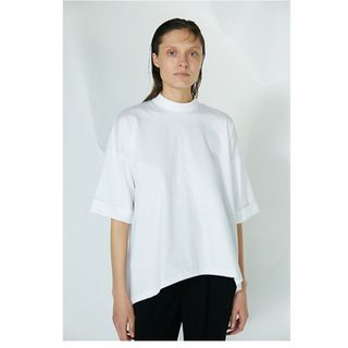 ENFOLD - ENFOLD シルケット天竺 ハングNeck PULLOVER tシャツ