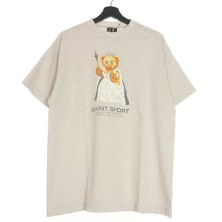 アザー(other)のセントマイケル 24SS TRUE QUEEN プリントTシャツ L グレー(Tシャツ/カットソー(半袖/袖なし))