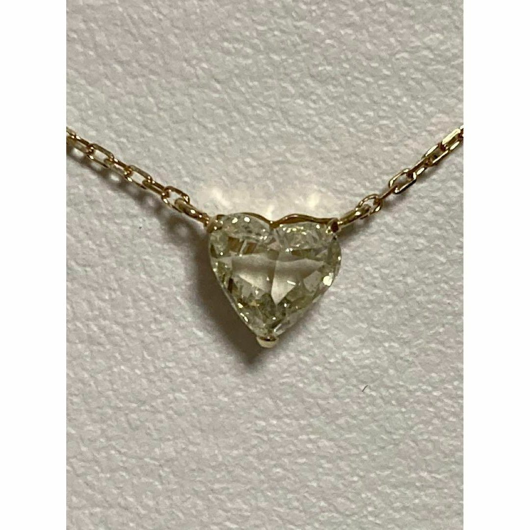 1.0ct   K18YG　天然ダイヤモンドネックレス  中央宝石研究所 レディースのアクセサリー(ネックレス)の商品写真