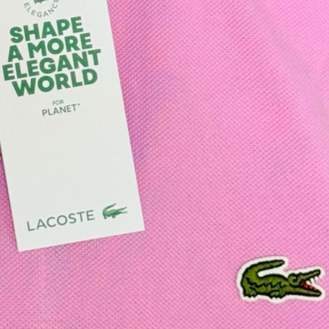 新品Lacoste ラコステクラシックフィット半袖アメリカ Lサイズ オリジナル メンズのトップス(ポロシャツ)の商品写真