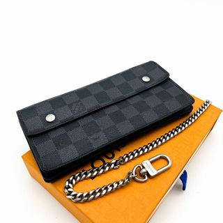 LOUIS VUITTON - 【美品】ルイヴィトン　ポルトフォイユアコルディオン　長財布　ウォレットチェーン