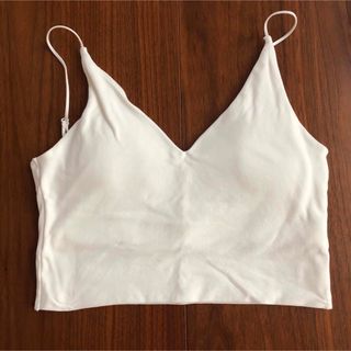 ビューティアンドユースユナイテッドアローズ(BEAUTY&YOUTH UNITED ARROWS)のyo BIOTOP Cropped Vneck bra top(キャミソール)