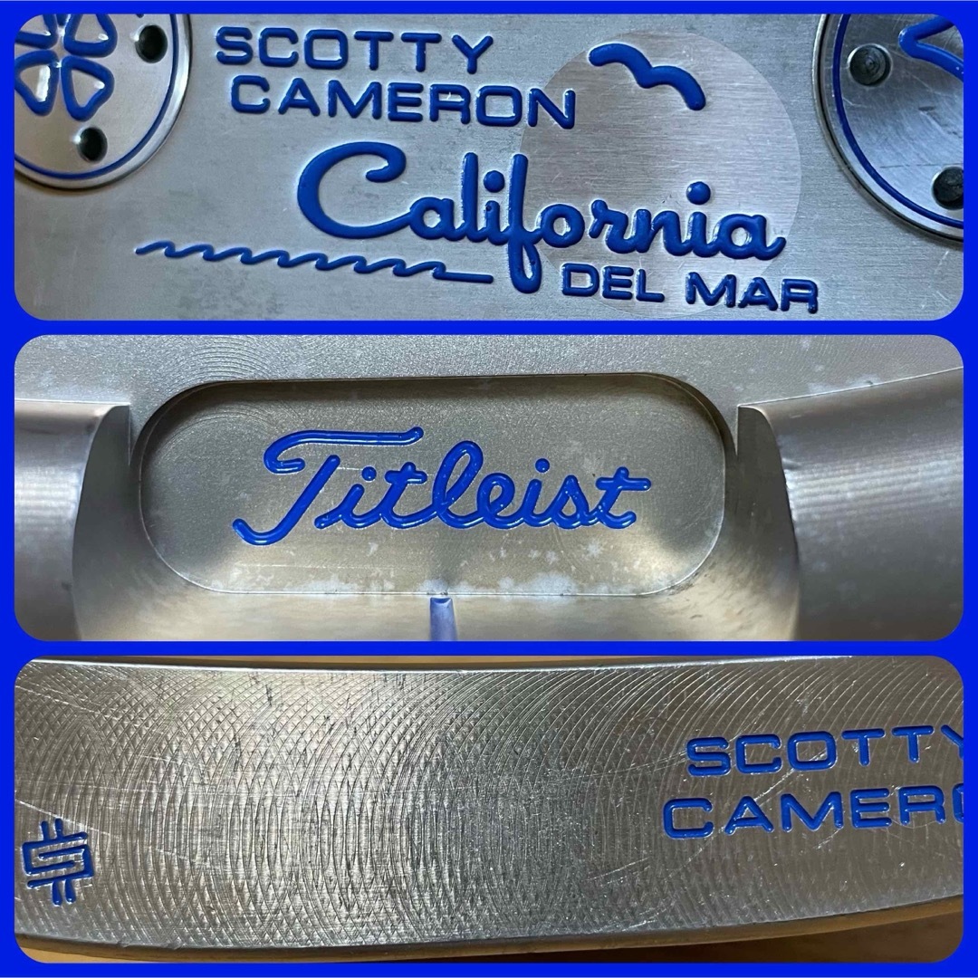Scotty Cameron(スコッティキャメロン)の超希少限定品 カリフォルニア2010デルマー カスタム仕様 ジャンクヤードドッグ スポーツ/アウトドアのゴルフ(クラブ)の商品写真