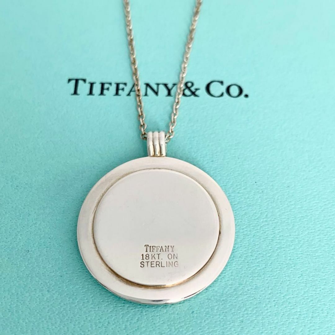 Tiffany & Co.(ティファニー)のティファニー ペンダントトップ コンビ コイン ネックレス １８KT y88 レディースのアクセサリー(ネックレス)の商品写真