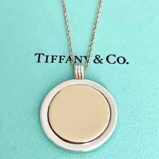ティファニー(Tiffany & Co.)のティファニー ペンダントトップ コンビ コイン ネックレス １８KT y88(ネックレス)