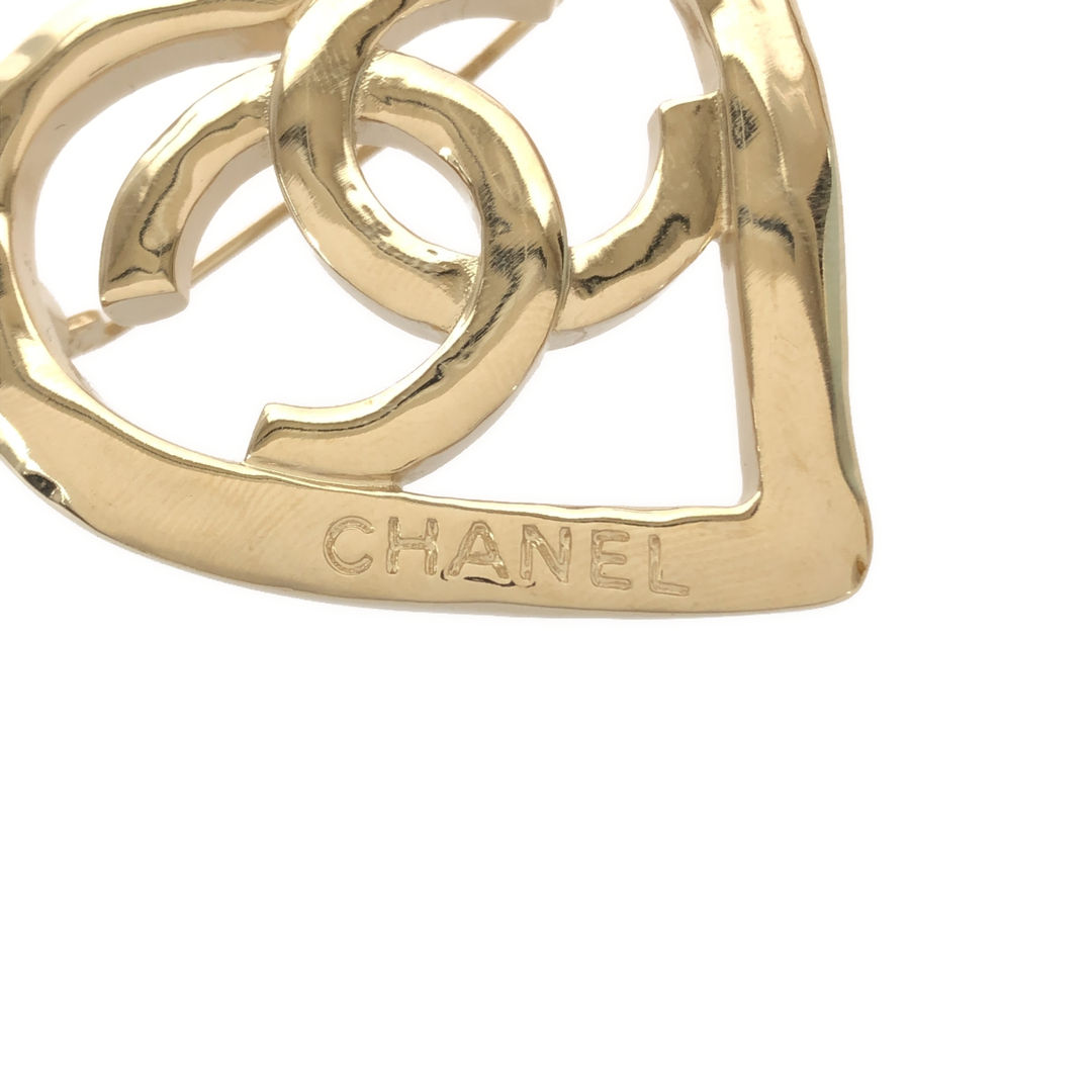 CHANEL シャネル CCマーク ココマーク ハート モチーフ ゴールド CHANEL シャネル CCマーク ココマーク ハート モチーフ ゴールド