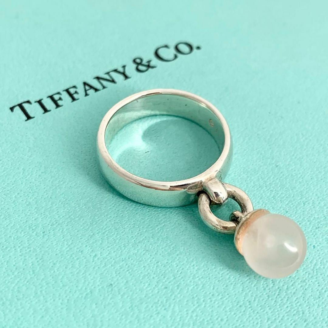 Tiffany & Co.(ティファニー)のティファニー リング ボール ダングル ドアノック ローズクォーツ x5 レディースのアクセサリー(リング(指輪))の商品写真