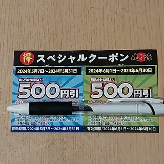 【ヒロ♂様専用】丸源　福袋　スペシャルクーポン　500円×2枚