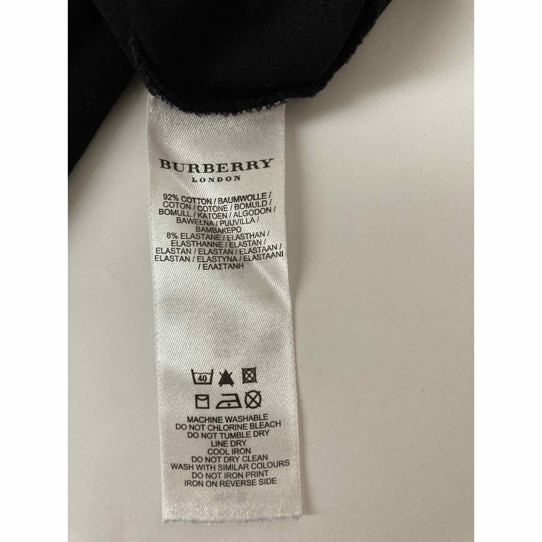 BURBERRY(バーバリー)の【美品】バーバリー ロンドン　カットソー　黒　M レディースのトップス(カットソー(長袖/七分))の商品写真