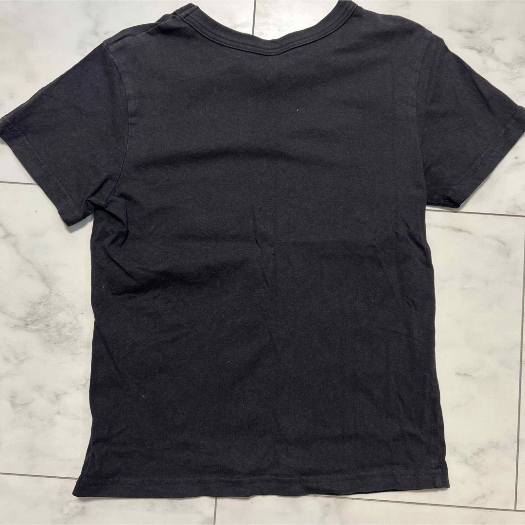 キッズブラックTシャツ140 キッズ/ベビー/マタニティのキッズ服男の子用(90cm~)(Tシャツ/カットソー)の商品写真