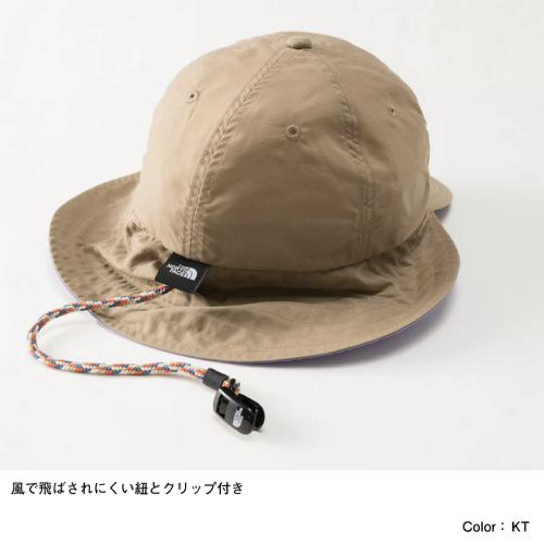 THE NORTH FACE(ザノースフェイス)の美品　ノースフェイス　帽子　サンシールド　 キッズ/ベビー/マタニティのこども用ファッション小物(帽子)の商品写真