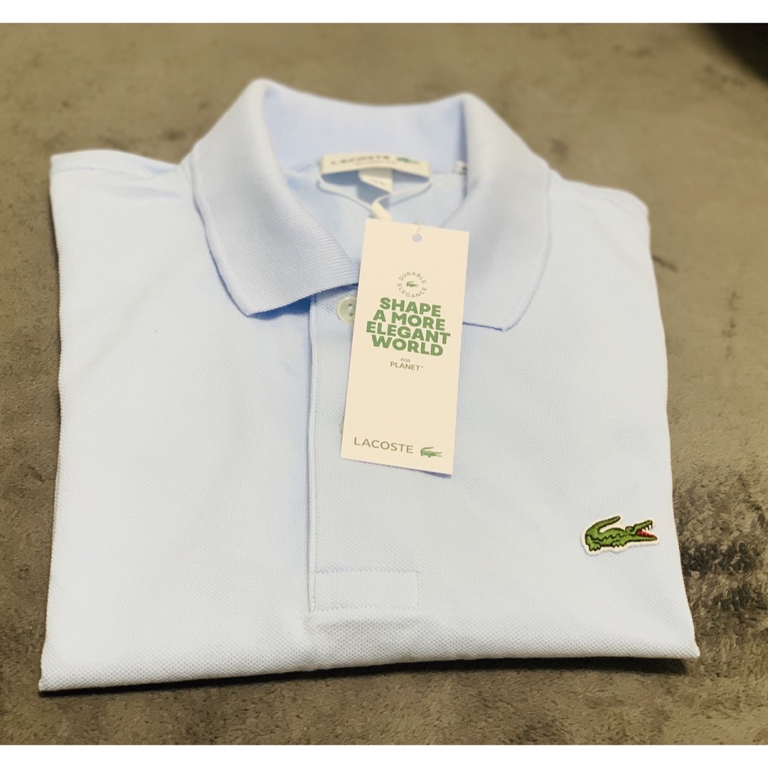 LACOSTE(ラコステ)の新品Lacoste ラコステクラシックフィット半袖 Mサイズ 日本未発売 メンズのトップス(ポロシャツ)の商品写真