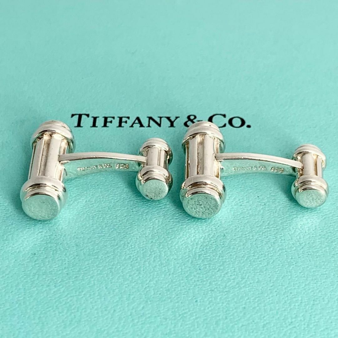 Tiffany & Co.(ティファニー)のTIFFANY&Co. ティファニーカフスリンクス ボタン シルバー x4 メンズのファッション小物(カフリンクス)の商品写真