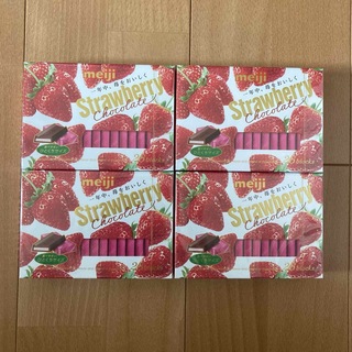 メイジ(明治)の明治　チョコレート　いちご　26枚　4箱　個包装(菓子/デザート)