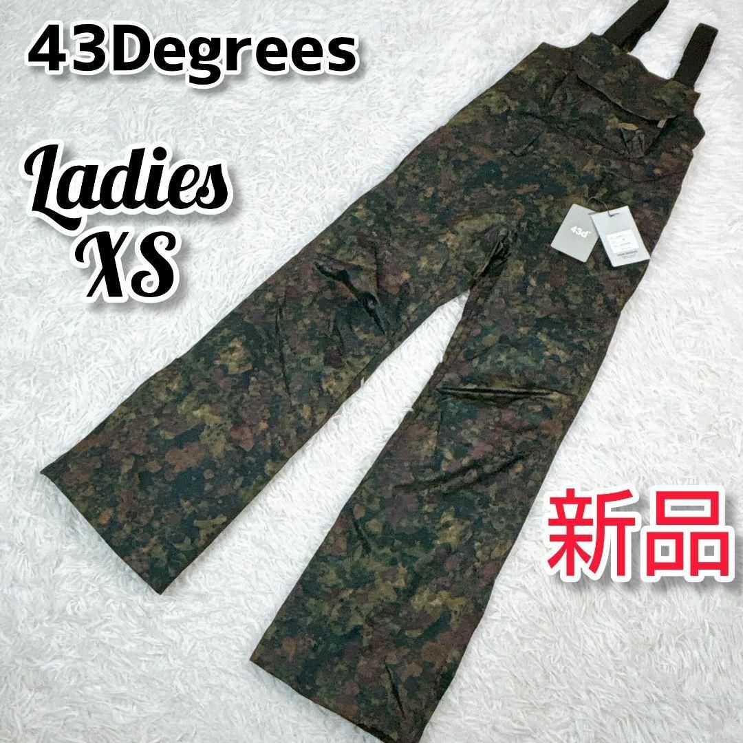 157【新品タグ付き】43Degrees スノボウェア ビブパンツ 花柄 スポーツ/アウトドアのスノーボード(ウエア/装備)の商品写真