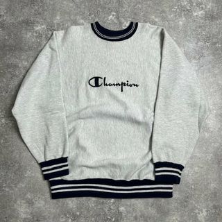 チャンピオン(Champion)のChampion チャンピオン 90's RW リバース スウェット トレーナー USA リブカラー 切替 リブライン 刺繍ロゴ ヴィンテージ(スウェット)