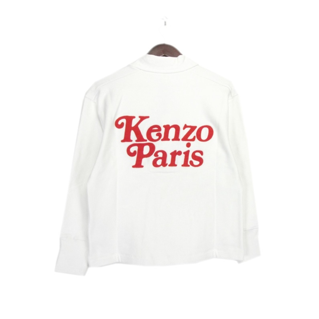 KENZO(ケンゾー)のケンゾー KENZO ■ 【 FE52SW1284ME 】 ロゴ デザイン エンブロイダリー スウェット カーディガン 32829 メンズのトップス(カーディガン)の商品写真