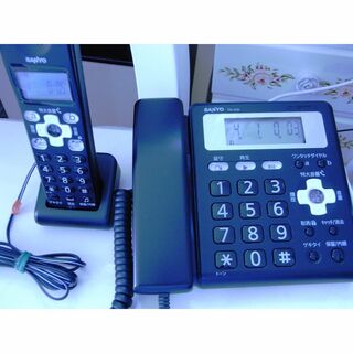 SANYO サンヨー デジタルコードレス電話機 TEL-DJ2(K)