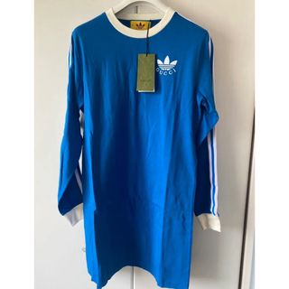 グッチ(Gucci)の新品✨完売品　Gucci グッチ　 adidas アディダス コラボ　(ひざ丈ワンピース)