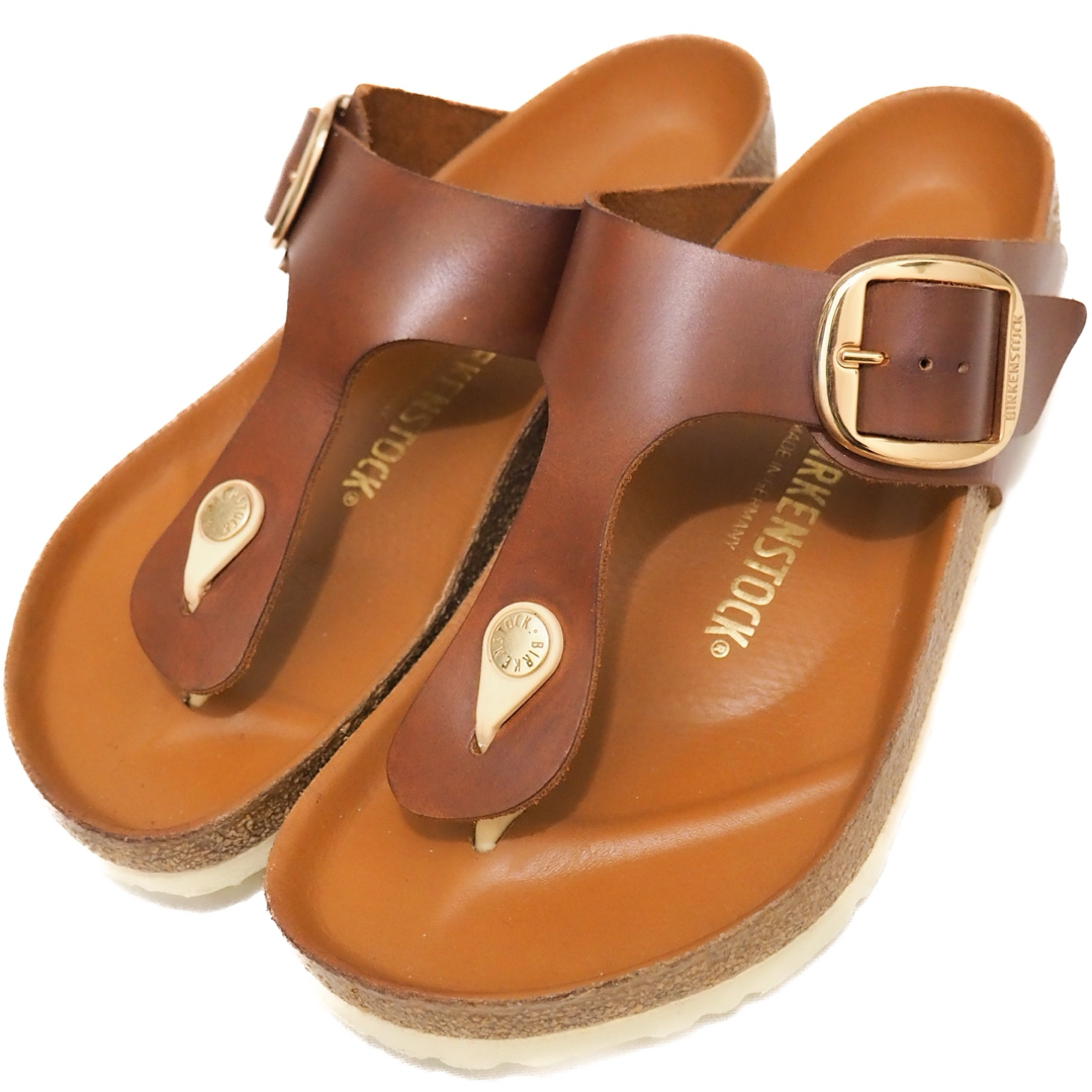 BIRKENSTOCK(ビルケンシュトック)の美品 ビルケンシュトック　ギゼ　ビッグバックル　サイズ39 レギュラー レディースの靴/シューズ(サンダル)の商品写真