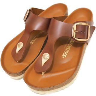 ビルケンシュトック(BIRKENSTOCK)の美品 ビルケンシュトック　ギゼ　ビッグバックル　サイズ39 レギュラー(サンダル)