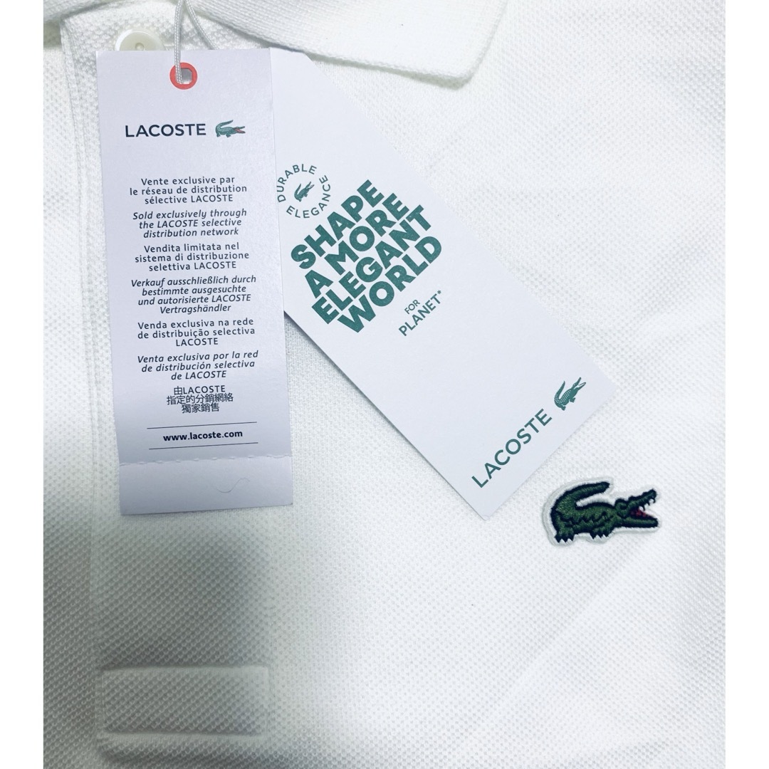 LACOSTE(ラコステ)の新品Lacoste ラコステクラシックフィット半袖 L サイズ 日本未発売 メンズのトップス(ポロシャツ)の商品写真