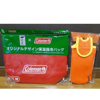 コールマン(Coleman)の保温保冷バッグ&ボトルカバー 非売品(レッド&オレンジ)(その他)