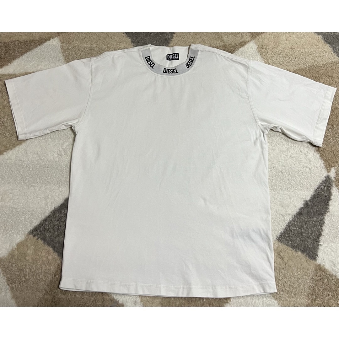 DIESEL(ディーゼル)のDIESEL ディーゼル ロゴリブTシャツ　M メンズのトップス(Tシャツ/カットソー(半袖/袖なし))の商品写真
