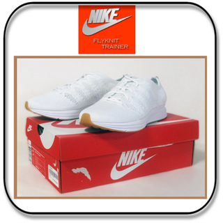 ナイキ(NIKE)の26cm： NIKE　フライニット トレーナー  WHITE　US8(スニーカー)