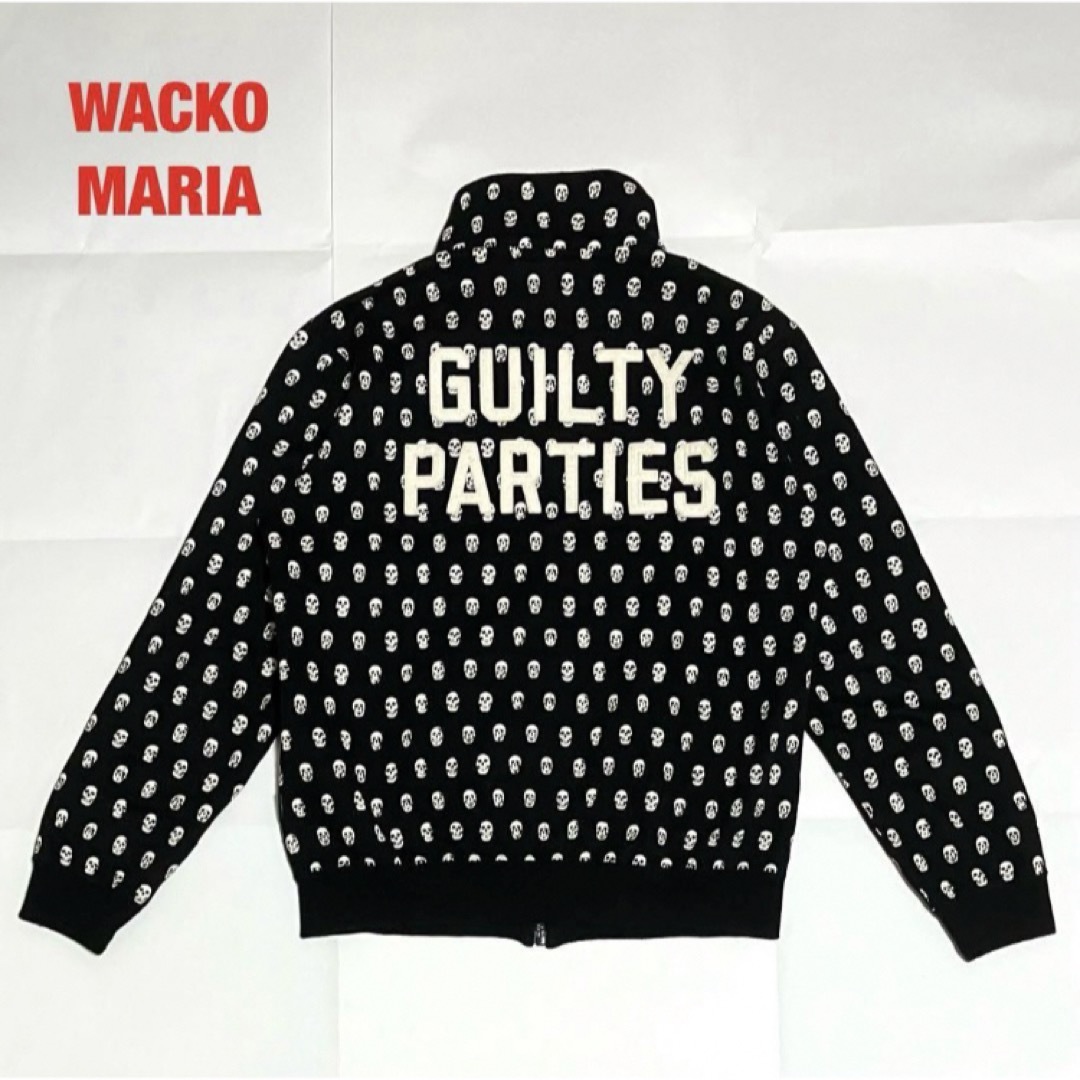 WACKO MARIA(ワコマリア)の【希少】WACKO MARIA　ワコマリア　トラックジャケット　スカル柄　刺繍 メンズのトップス(ジャージ)の商品写真