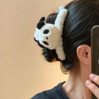 【再入荷】髪留め　ヘアクリップ　パンダ　バンスクリップ　バレッタ　動物　個性的(バレッタ/ヘアクリップ)