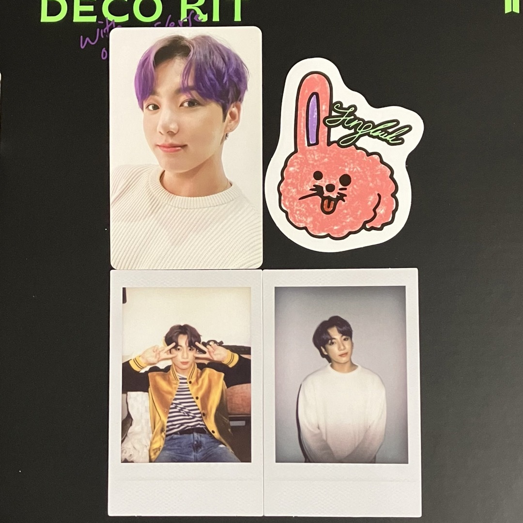 防弾少年団(BTS)(ボウダンショウネンダン)のBTS DECO KIT デコキット★両面 トレカ セット★ JUNGKOOK エンタメ/ホビーのタレントグッズ(アイドルグッズ)の商品写真