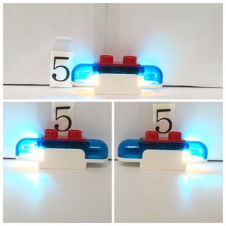 レゴデュプロ(レゴ デュプロ)のレゴ デュプロ パーツ 特殊 ブロック 青色系 音が鳴る 光る サイレン １個(積み木/ブロック)