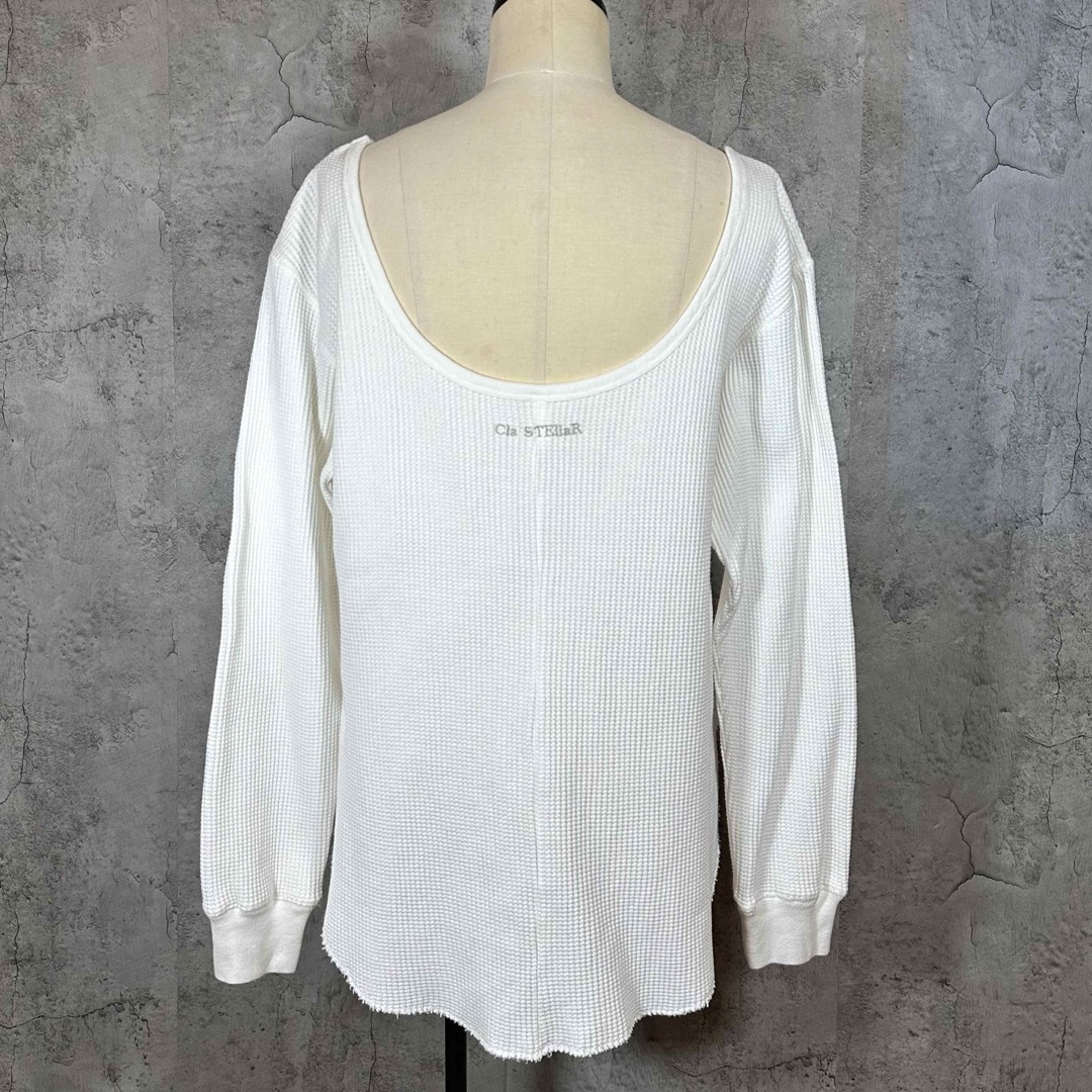 Cla STEllaR  BACK OPEN LONG T-SHIRT レディースのトップス(カットソー(長袖/七分))の商品写真