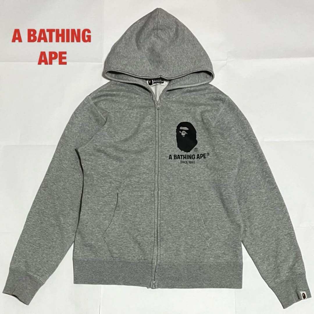 A BATHING APE(アベイシングエイプ)の【人気】A BATHING APE　アベイシングエイプ　フルジップパーカー　大猿 メンズのトップス(パーカー)の商品写真