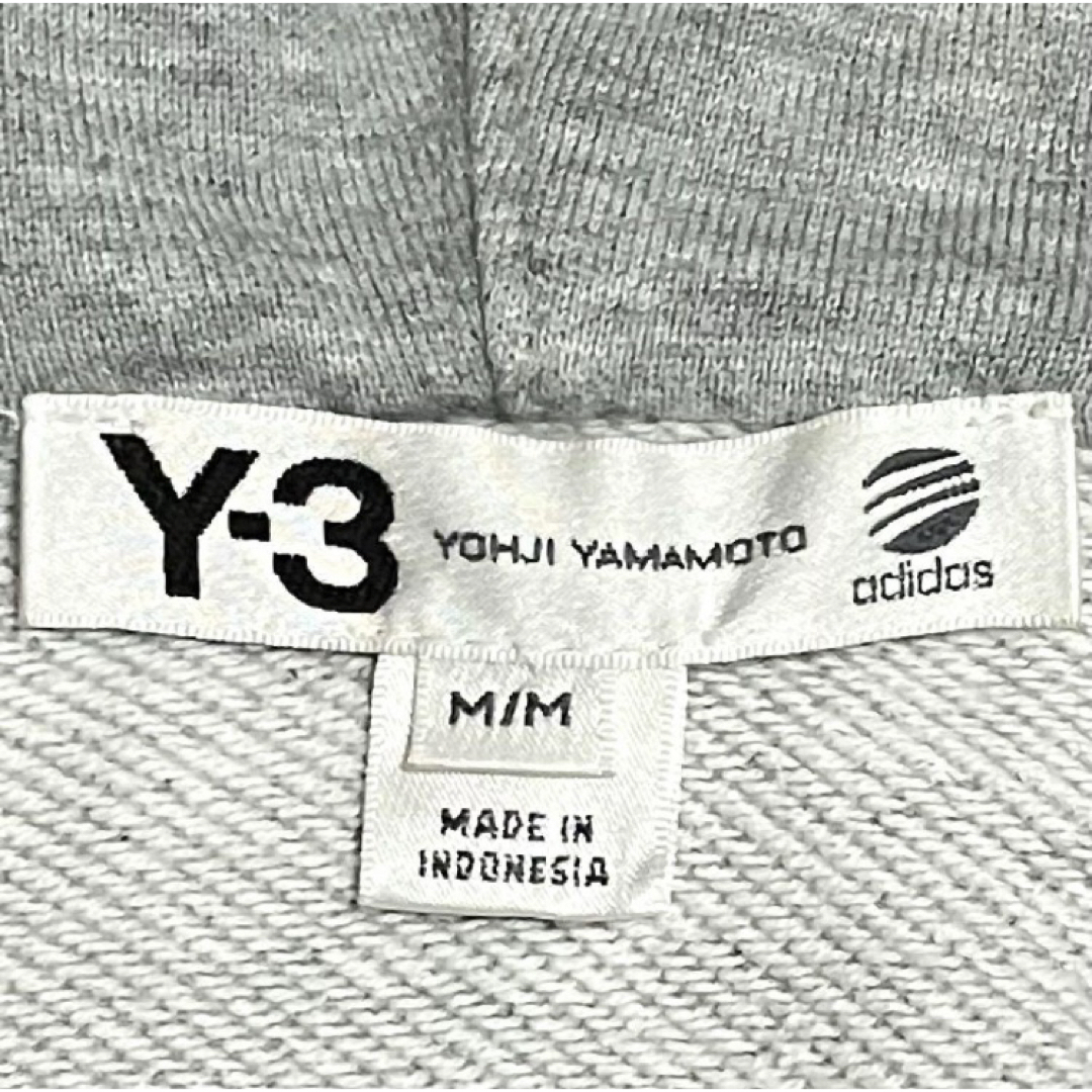 Y-3(ワイスリー)の【希少】Y-3×adidas　ジップアップパーカー　コラボ　ビッグロゴ メンズのトップス(パーカー)の商品写真