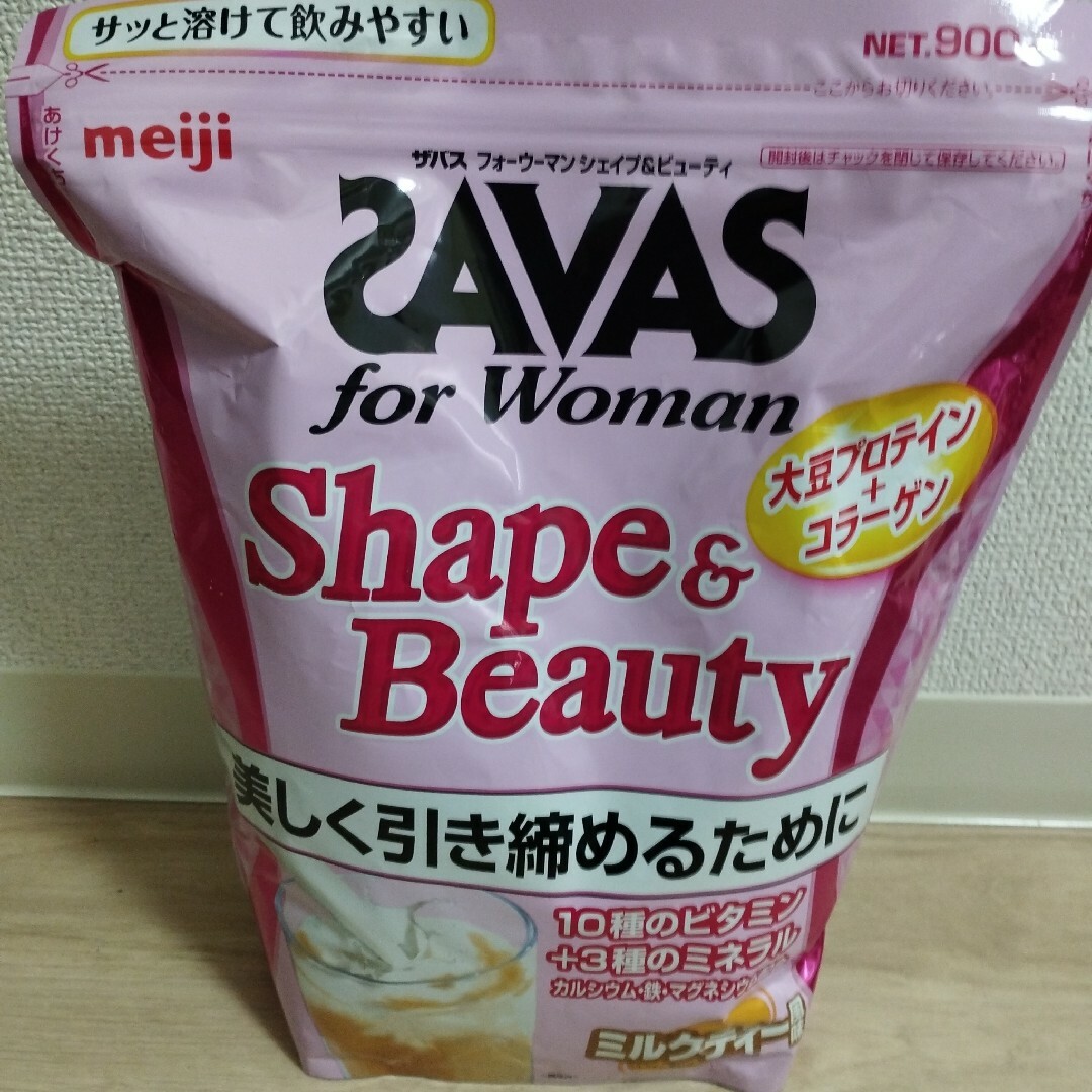 明治 ザバス(SAVAS) for Woman シェイプ&ビューティ ミルクティ 食品/飲料/酒の健康食品(プロテイン)の商品写真