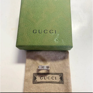 グッチ(Gucci)のGUCCI グッチ　adidas アディダス コラボ　シルバーリング　指輪(リング(指輪))