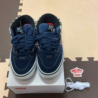 シュプリーム(Supreme)のSupreme × Vans  Leopard Half Cab 〝Navy″(スニーカー)