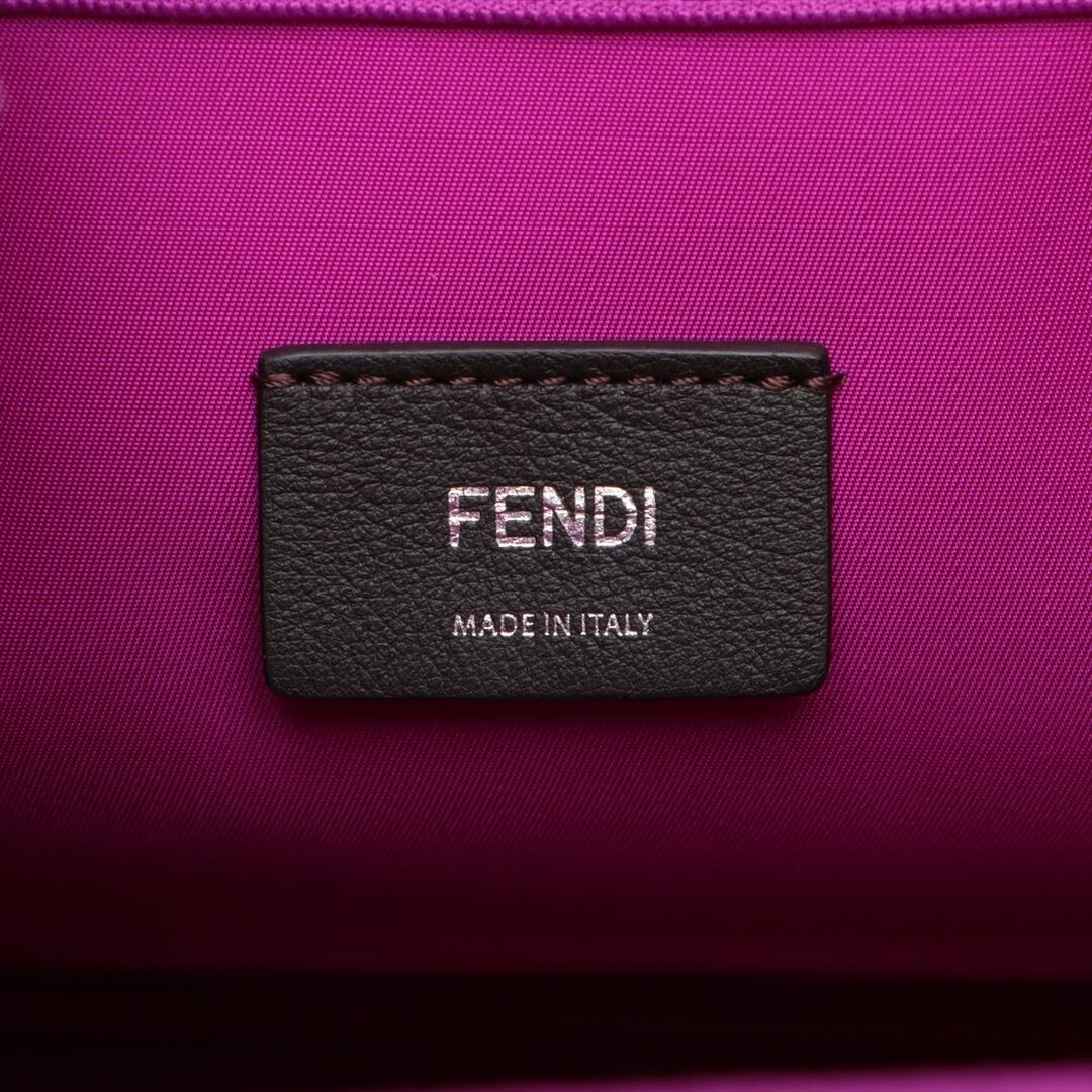 FENDI(フェンディ)のフェンディ サンシャイン ミディアム キャンバス×レザー  パープル レデ レディースのバッグ(トートバッグ)の商品写真
