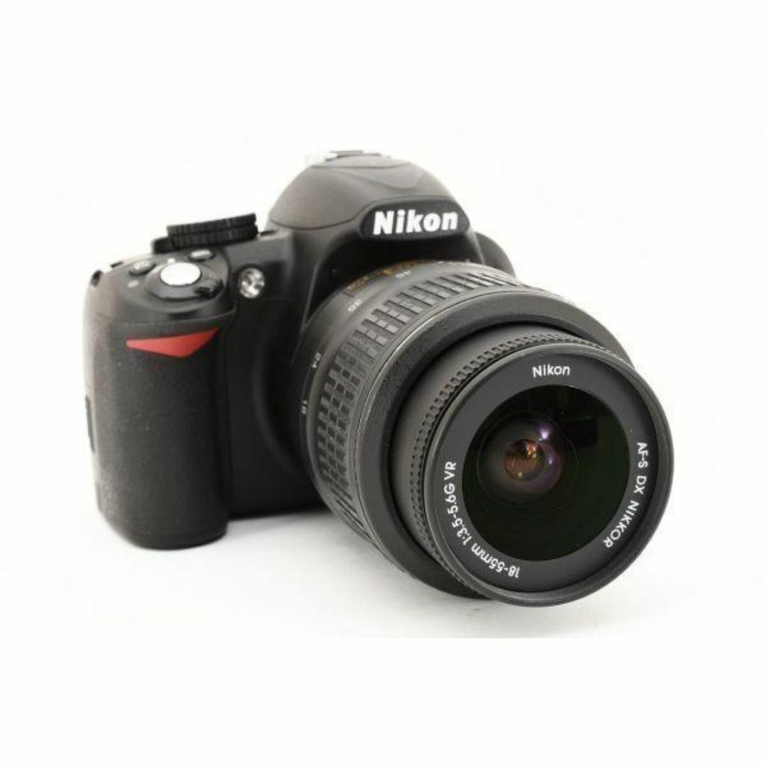 Nikon(ニコン)の【美品】ニコン NikonD3100 レンズキット　SDカード付き スマホ/家電/カメラのカメラ(デジタル一眼)の商品写真