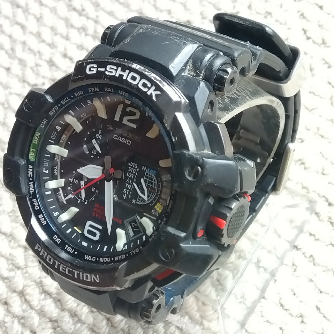 G-SHOCK(ジーショック)のCASIO G-SHOCK GPW-1000グラビティマスターGPS電波ソーラー メンズの時計(腕時計(アナログ))の商品写真