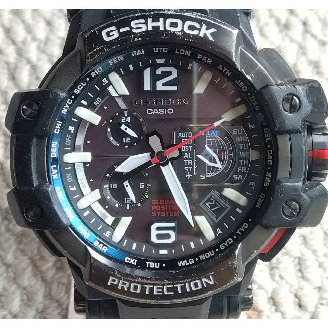 G-SHOCK(ジーショック)のCASIO G-SHOCK GPW-1000グラビティマスターGPS電波ソーラー メンズの時計(腕時計(アナログ))の商品写真