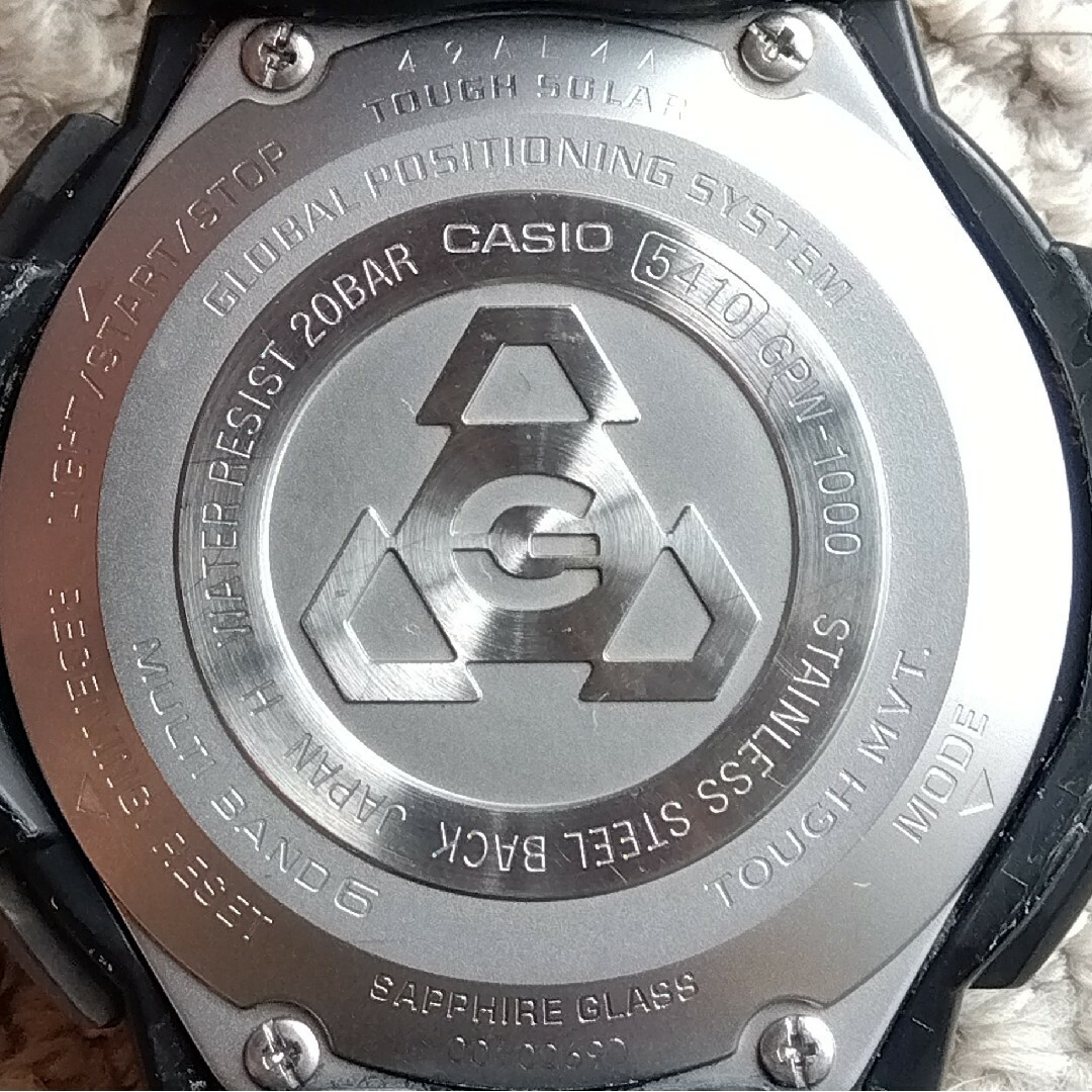 G-SHOCK(ジーショック)のCASIO G-SHOCK GPW-1000グラビティマスターGPS電波ソーラー メンズの時計(腕時計(アナログ))の商品写真