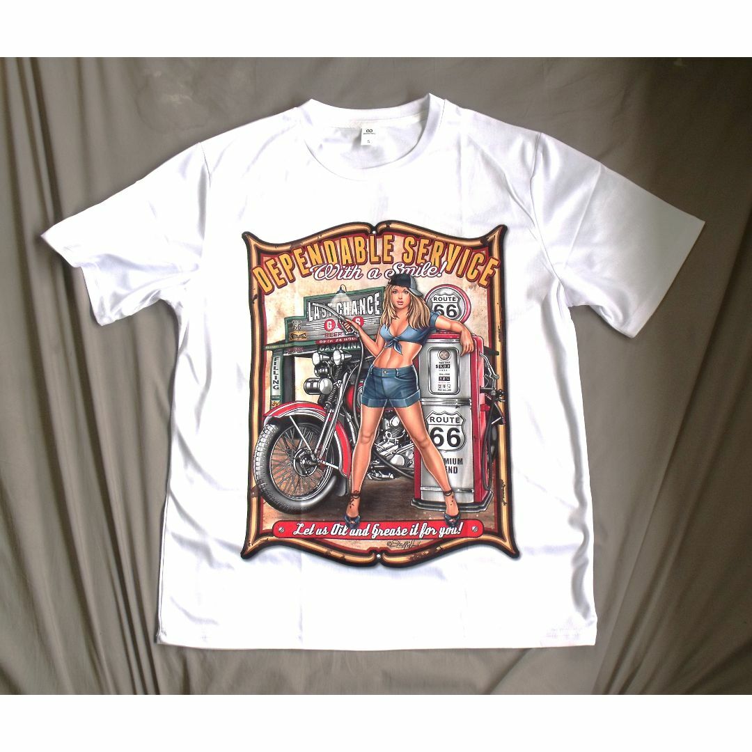 「DEPENDABLE SERVICE Tシャツ」新品・未使用 自動車/バイクのバイク(装備/装具)の商品写真