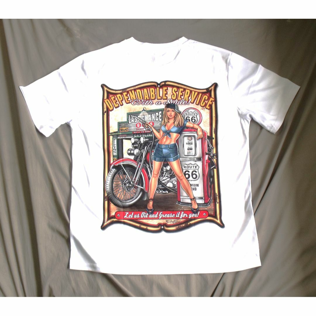「DEPENDABLE SERVICE Tシャツ」新品・未使用 自動車/バイクのバイク(装備/装具)の商品写真
