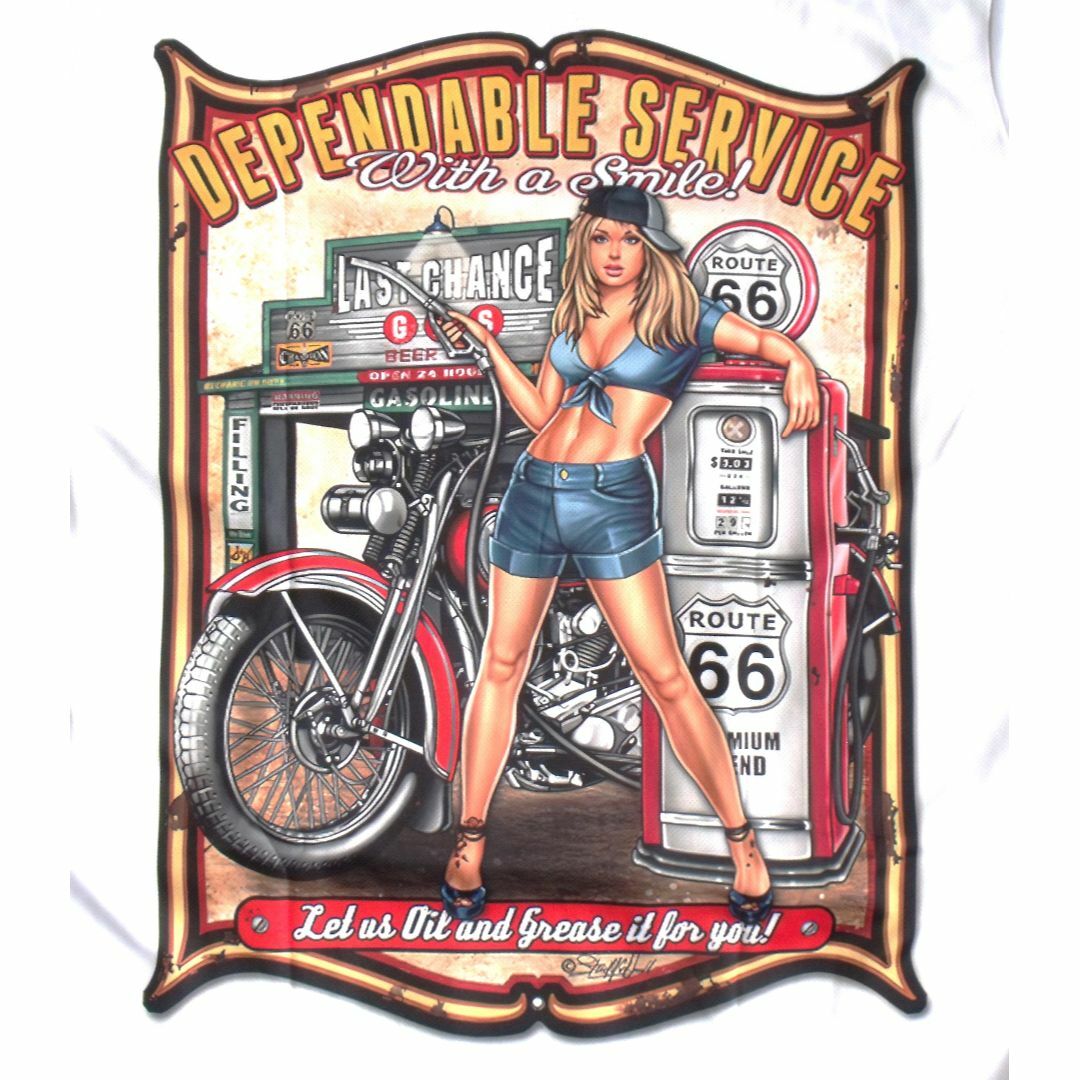 「DEPENDABLE SERVICE Tシャツ」新品・未使用 自動車/バイクのバイク(装備/装具)の商品写真