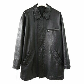 コムデギャルソンオム(COMME des GARCONS HOMME)の89aw COMME des GARCONS HOMME レザーカーコート(レザージャケット)