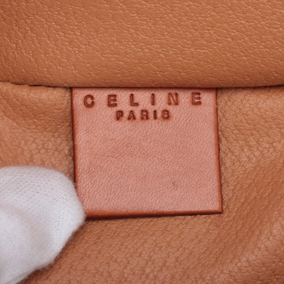 celine(セリーヌ)のセリーヌ マカダム PVC×レザー  ブラウン レディース ハンドバッグ レディースのバッグ(ハンドバッグ)の商品写真