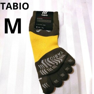 Tabio - 新品未使用　TABIO タビオ　レーシングラン　黄色グレー　M
